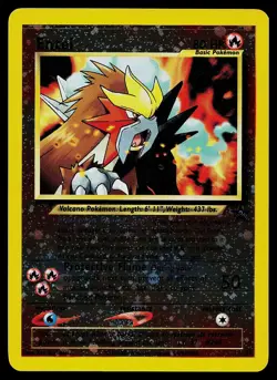 Pokemon Card - Entei Wizards Black Star Promos 34 Reverse Holo Promo - Image 1