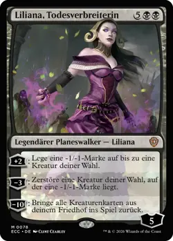 MTG Magic the Gathering Liliana Todesverbreiterin 78 mythic deutsch - Image 1