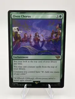 Elven Chorus - Lord of the Rings - MTG Magic the Gathering - Near Mint - Image 1