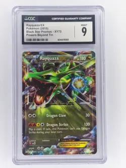 Pokemon TCG Rayquaza EX XY73 XY Promo CGC 9 - Image 1