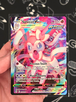 Sylveon VMAX 75/203 - Pokemon Sword & Shield - Evolving Skies - NM - Full Art - Image 3