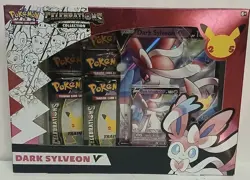 Pokemon TCG: Celebrations Dark Sylveon V Collection Box New Factory Sealed - Image 1