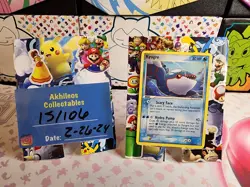 Kyogre 15/106 Rare EX Emerald Pokemon NM - Image 2