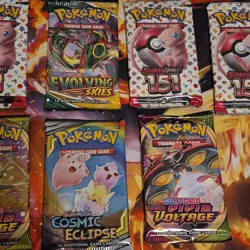 Pokemon TCG Random Booster Pack Lot of 8 Packs, Brand New Factory Sealed! - Image 3