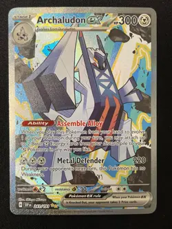 Pokemon Archaludon ex - Special IR SV08: Surging Sparks 241/191 NM - Image 1