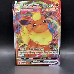 Pokemon TCG Flareon Vmax Sword & Shield: Evolving Skies 018/203 Ultra Rare - Image 1