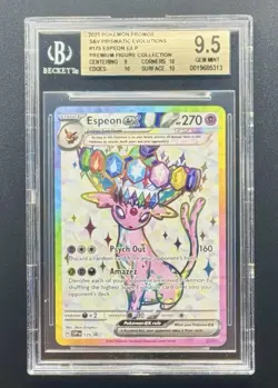 Pokemon 2025 S&V Promo Premium Figure Collection Espeon Ex #175 BGS 9.5 - Image 1