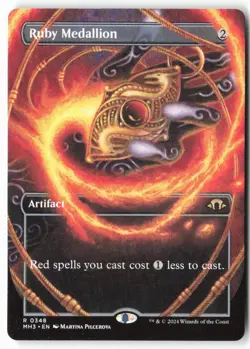 Ruby Medallion (Borderless) - Modern Horizons 3 (348) - MTG - Image 1