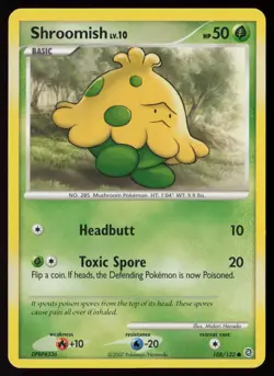Shroomish 108/132 Common Secret Wonders Pokemon Near Mint - Image 1