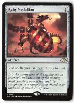 Ruby Medallion - Modern Horizons 3 (295) - MTG - Image 1