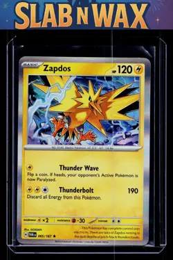 Pokemon tcg SV06: Twilight Masquerade Zapdos #065/167 - Image 1