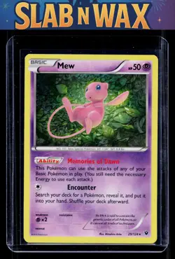 Pokemon tcg XY - Fates Collide Mew #29/124 - Image 1