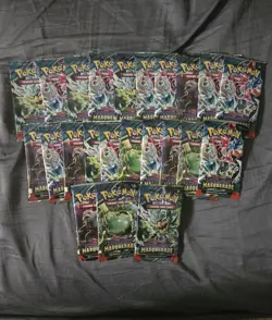 Pokemon TCG Twilight Masquerade Sealed Booster Pack Lot of 23 - Image 1