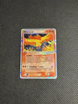 Pokemon TCG Moltres ex 115/112 FireRed & LeafGreen Holo NM- - Image 3