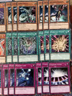 YuGiOh Zane Truesdale Cyberdark Cyber Dragon Deck & Secret Rares + Game Mat - Image 5