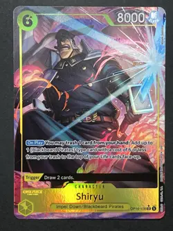 One Piece CCG The Time Of Battle OP16-108 Shiryu SR Alternate Art English - Image 1
