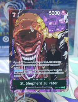 St. Shepherd JuPeter Alt Art OP13-084 Carrying On His Will One Piece TCG English - Image 1