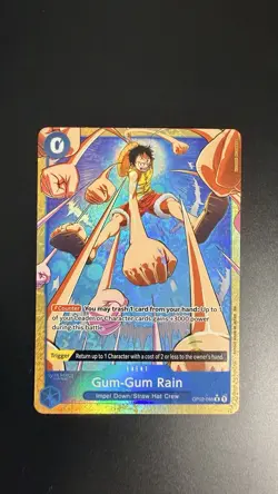 Gum-Gum Rain (Alternate Art) OP02-068 Premium Booster -The Best- Vol. 2 Foil - Image 1