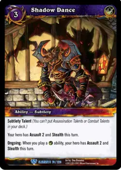 NM-Mint WoW TCG Shadow Dance War of the Elements World of Warcraft - Image 1