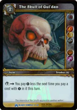Moderate Play WoW TCG The Skull of Gul'dan Black Temple World of Warcraft - Image 1