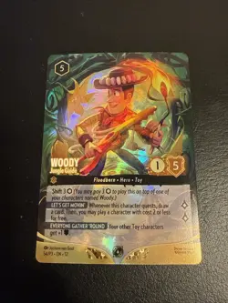 Disney Lorcana TCG Woody - Jungle Guide 54/P3 Set Champs Rare Foil English - Image 1
