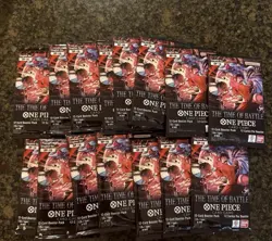 One Piece Card Game The Time Of Battle OP16 Booster Packs Lot Of 15 From LGS - Image 1