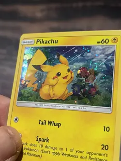 Pikachu SM86 Promo Cosmo Holo Swirl SM: Sun & Moon Promo Pokemon Card - Image 4