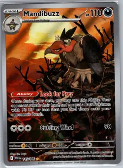 Mandibuzz 145/086 SV: White Flare - Pokemon Card - NM - Image 1