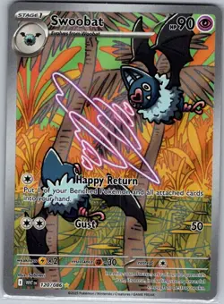 Swoobat 120/086 SV: White Flare - Pokemon Card - NM - Image 1