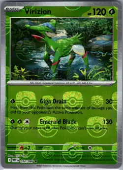 Virizion (Master Ball Pattern) 010/086 SV: White Flare - Pokemon Card - NM - Image 1