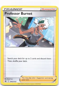 SWSH: Sword & Shield Promo Cards #SWSH167 Professor Burnet - Image 1