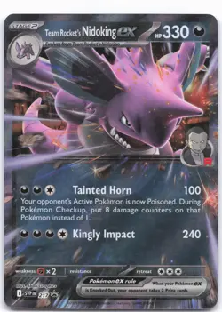 SV: Scarlet & Violet Promo Cards #217 Team Rocket's Nidoking ex - Image 1