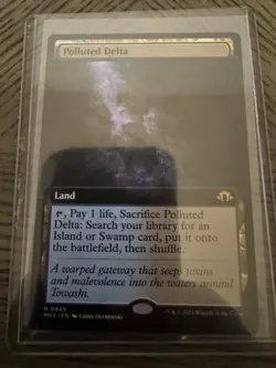 Polluted Delta (Extended Art) #465- Near Mint MTG Modern Horizons 3 - Image 1
