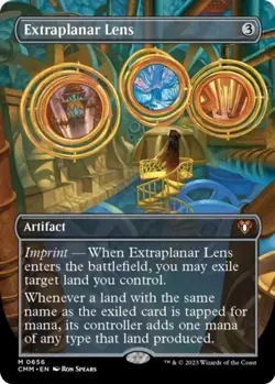 Extraplanar Lens (Borderless) - 656 - NM - Commander Masters - Image 1