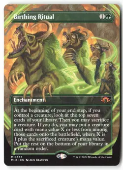 Birthing Ritual (Borderless) - Modern Horizons 3 (337) - MTG - Image 1