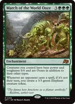March of the World Ooze - Foil NM MTG Prerelease Cards - Image 1