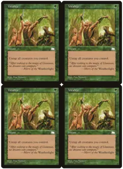 MTG Vitalize x4 Weatherlight Common LP Playset - Image 1