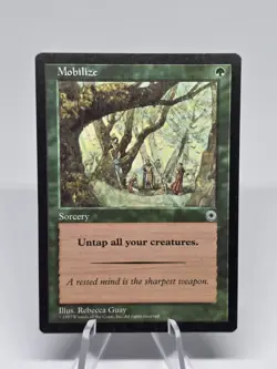 Magic The Gathering TCG Mobilize Portal 1997 Vintage MTG WOTC - Image 1