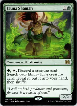 Fauna Shaman 179 Rare Promo Pack: The Brothers' War Magic: The Gathering NM - Image 1