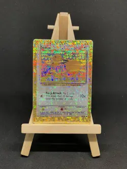 Doduo 48/102 HOLO Prism Vintage Pokemon Base Set Vending Golden Sticker Card - Image 1