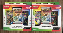 Pokemon TCG First Partner Illustration Collection Series 1-Lot of 2-Sealed - Image 1