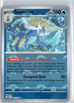 Samurott (Poke Ball Pattern) Holofoil Rare SV: White Flare 023/086 NM Pokemon... - Image 1