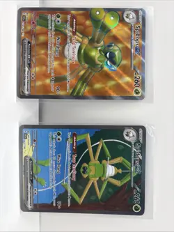 2 Pokemon TCG Spidops ex 223/198 & 243/198 SV01 Scarlet & Violet Full Art Holo R - Image 1