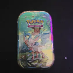 Pokemon TCG: Prismatic Evolutions Mini Tin *Leafeon* Factory Sealed - Image 1
