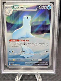 DEWGONG 2025 POKEMON PHANTASMAL FLAMES #097/094 ILLUSTRATION RARE FA PSA 9 - Image 2