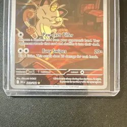 The Pokemon Company Team Rocket's Meowth 203/182 Sv10 IR Holo EN 70HP - Image 3
