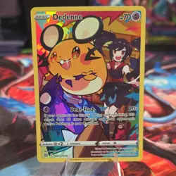 The Pokemon Company Pokemon TCG Dedenne TG07/TG30 Swsh09 Ultra Rare Holo EN - Image 1