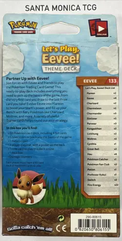Pokemon FACTORY SEALED Let's Play Eevee! Theme Deck!! - Image 3