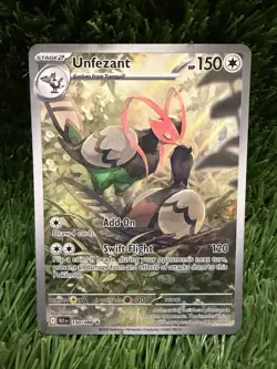 UNFEZANT - 150/086 - Black Bolt - Illustration Rare - Pokemon TCG - Image 1