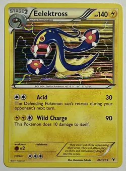 Eelektross 41/101 (LP) Holo Rare Black & White: Noble Victories 2011 Pokemon TCG - Image 1